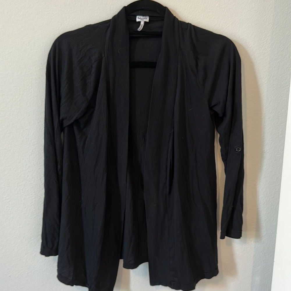 SPLENDID simple black cardigan